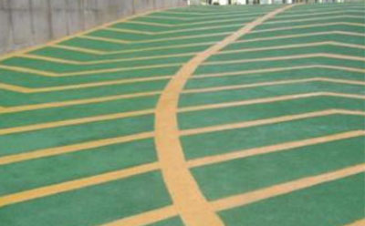 于田止滑车道材料